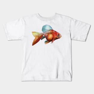 Goldfish Swim Together Kids T-Shirt